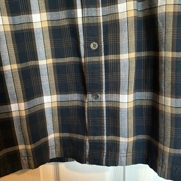 Wrangler ATG men’s plaid long sleeve button down flannel shirt size small - Picture 4 of 8